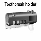 UV Light Toothbrush Sterilize Holder Automatic Toothpaste Dispenser Wall MountUK