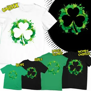 St Patricks Day 2023 Shamrock Irish Paddys Ireland T-Shirts Tee Top #SPD - Picture 1 of 4