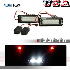 2pcs White LED License Plate Lights For Audi Q7, 13-up Porsche Panamera 911, etc - Picture 1 of 11