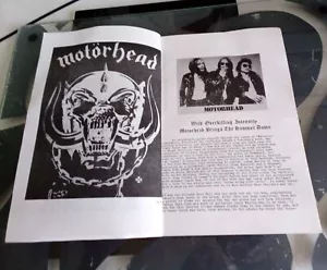 More details for motorhead- the phil taylor collection, us fanzine flyer and letter of provenance