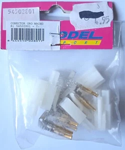 A2 Pro 54502801 Conector oro macho - hembra RC model parts NOS - Imagen 1 de 1