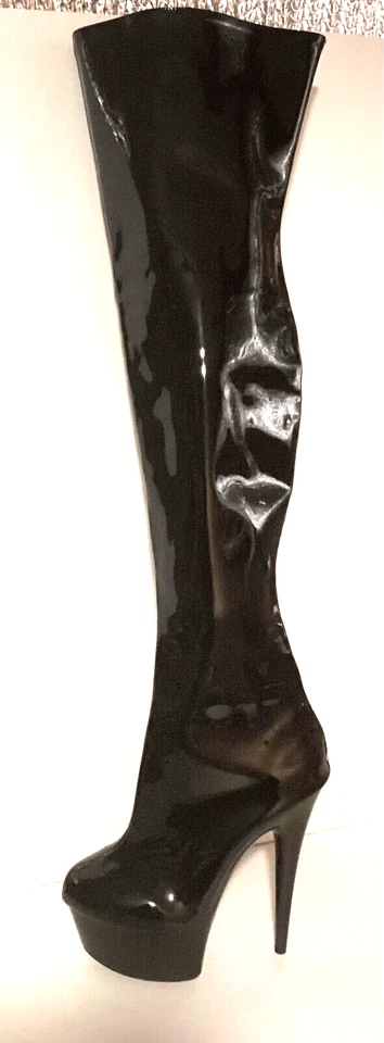 Delight 3020 Mujer 6" Tacón Plataforma Muslo Bota Alta Talla 6 Foto 1 de 1
