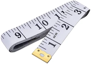 Soft Tape Measure Double Scale Body Sewing Flexible Tailor Craft Vinyl Ruler for - Picture 1 of 12