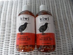 Kiwi Botanicals 16.5 Oz Nourishing Shower Gel With Manuka Honey 488ml X2