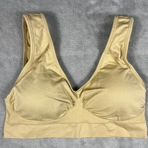 Genie Style BH 2x Nude Nylon Spandex Herausnehmbares Pad Shapewear Seamless BH - Bild 1 von 6