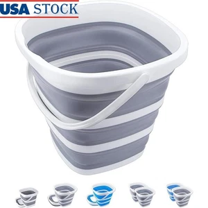 Cubo Plegable 10L Portátil Plegable Contenedor de Agua Limpieza Exterior Pesca - Imagen 1 de 7