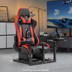 Marada Cockpit Di Gioco Di Volo Con Sedile Rosso Compatibile Con Logitech G29 - Bild 1 von 20