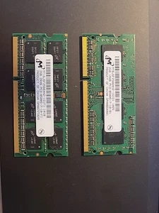 🔥Micron 4GB (2 x 2GB) 2Rx8 PC3-8500S COMPUTER RAM MEMORY MT16JSF25664HZ-1G1F1 - Picture 1 of 1