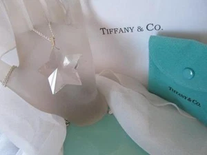"Collar Colgante Estrella de Cristal Tiffany & Co.Grande 1 3/8" - Imagen 1 de 7