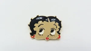 Betty Boop Face Head Brooch/Pin (Metal/Enamel) - Picture 1 of 9