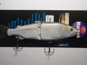 Morone Swimbaits Glide Bait 2 White Boy Striper swimbait fishing Glide Bait bass - Picture 1 of 12