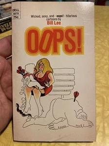 1973 Ups! Eine Sammlung Sexsatire Bill Lee Gag Comics seltenes Buch Dell 6679 - Bild 1 von 10