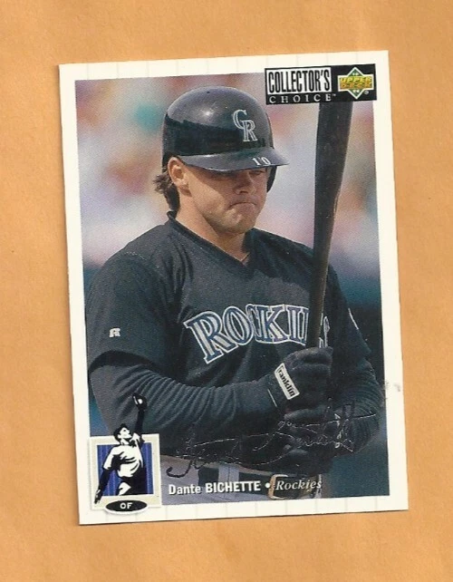 1993 Upper Deck Collector's Choice Silver Signature Dante Bichette Rockies # 52 - Image 1 of 1