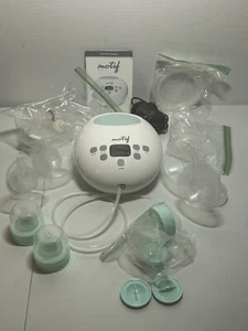 Motif Luna Electric Double Breast Pump With Extra Parts - Picture 1 of 12