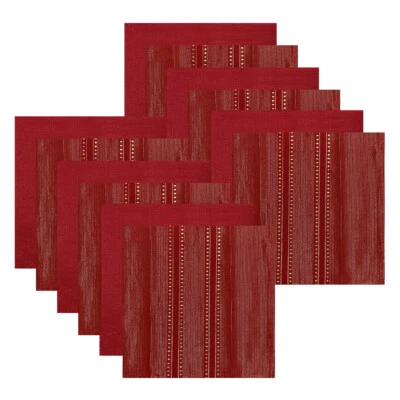 Nicole Miller Holiday Dinner Napkins Set 12 Christmas Sparkle 19" - Image 1 of 2