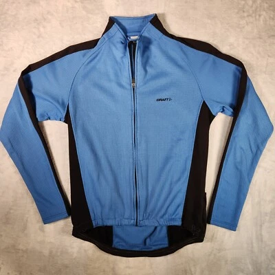 Craft Cycling Jacket Womens Large Blue L2 Insulation Waffle Knit Mountain Biking - Image 1 of 4