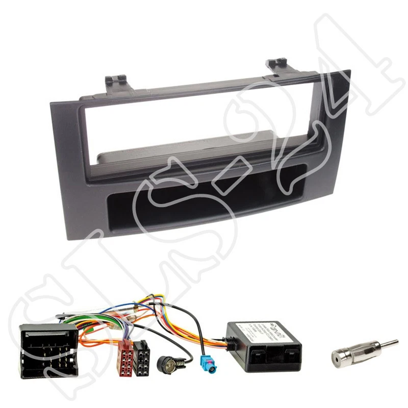 VW Touareg (7L) T5 Caravelle Multivan 2003-2010 Radioblende + CAN BUS Interface  - Bild 1 von 1