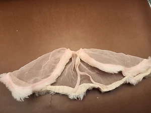 1981 Vintage Barbie Pink n’ Pretty Fur-lined Tulle Cape - Picture 1 of 4