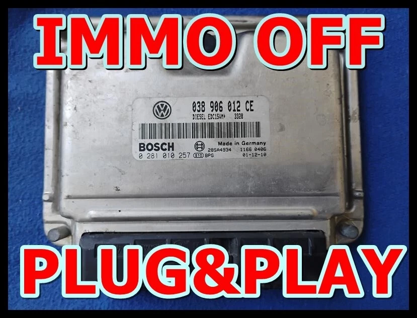 SKODA Fabia 1.9 SDI IMMO OFF/PLUG&PLAY 02810257 - 038906012CE /Ita-2 giorni - Immagine 1 di 4