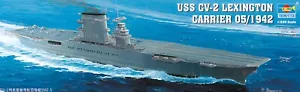 Trumpeter 1:350 USS CV-2 LEXINGTON CARRIER 05/1942 Plastic Model Kit - 05608 - Picture 1 of 8