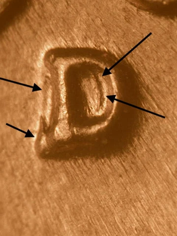 1960-D RPM#5 D/D West Super Gem BU/Uncirculated Red Lincoln Cent Error Cover