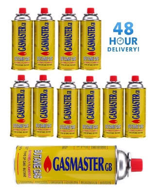 BUTANE GAS BOTTLES CANISTERS FOR PORTABLE STOVES COOKERS GRILL HEATERS WEED WAND - Image 1 of 4