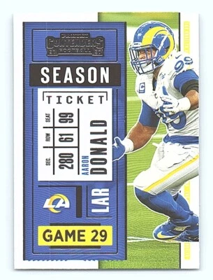 2020 Panini Contenders #53 Aaron Donald - Image 1 of 2