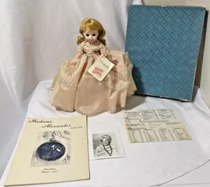 Vintage signierte Madame Alexander Cinderella Puppe rosa Kleid 14" #1546 Original Etikett - Bild 1 von 24