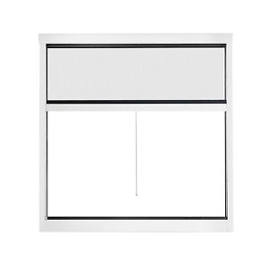 Insektenschutzrollo Fenster Kleben Gitter ohne Bohren Klebfix 130x160cm weiß