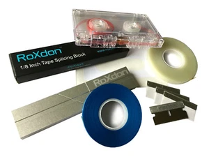 Juego de bloques de empalme de cinta de casete TS-3 RoXdon + carcasa de casete de cinta férrica tipo 1 - Imagen 1 de 8