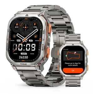 HIDAMEL TANK M3 Ultra Smartwatch z GPS 50M Wodoodporny 60 dni Żywotność baterii - Zdjęcie 1 z 12