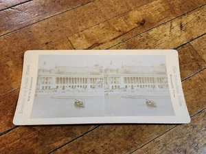 Antike Stereoview Bildungsserie Machinery Hall 1893 Columbian Expo Chicago - Bild 1 von 2