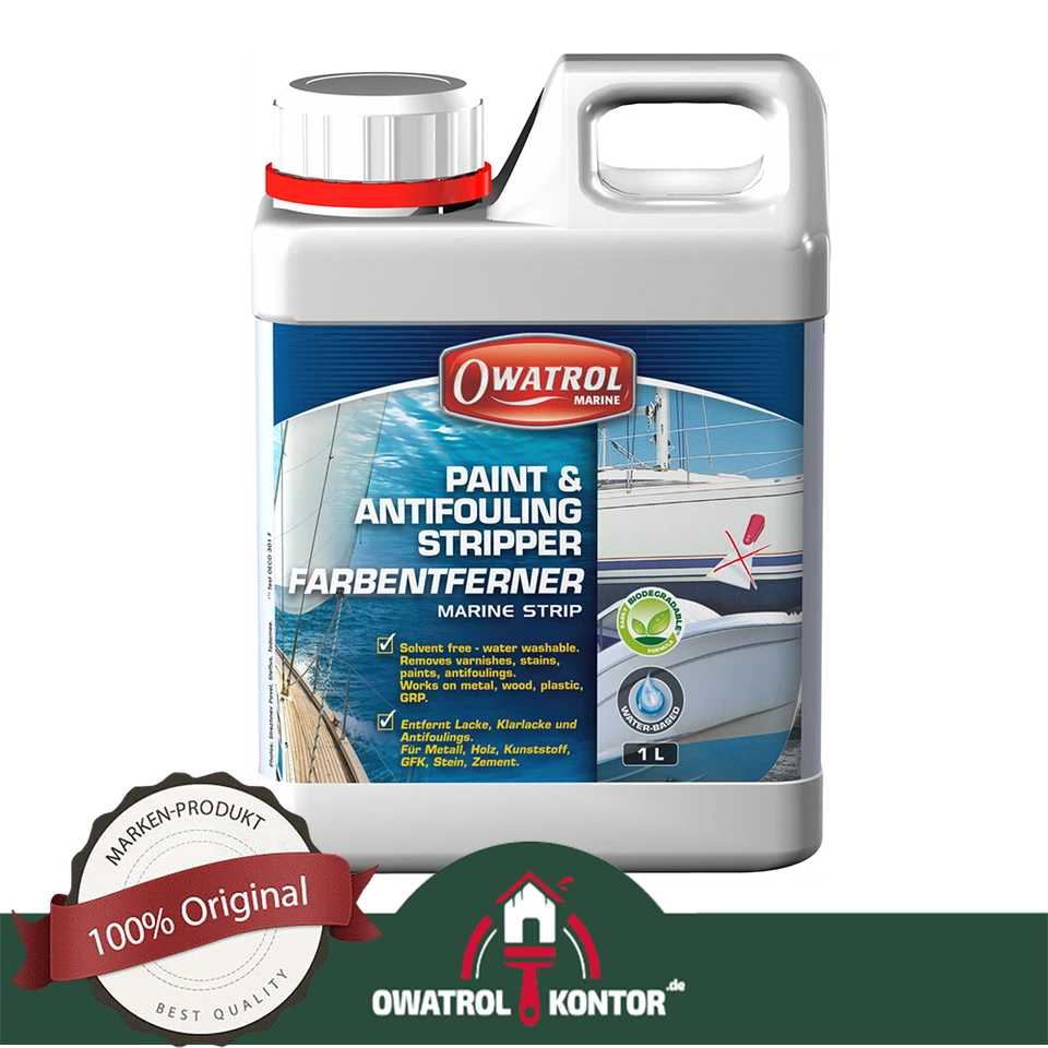 Marine Strip 1l Antifouling Entferner Abbeizer Farbentferner Owatrol Beize