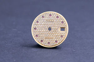 Rolex Damen Factory Pave Rubin Diamant Zifferblatt für Datejust FCD20328 - Bild 1 von 2