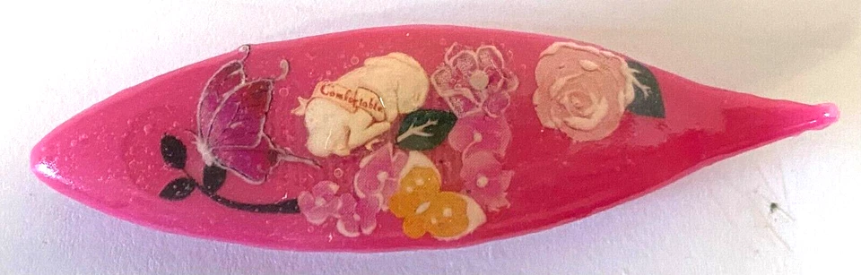 Tatting Shuttle – Hand Decoupaged - Clover or Clover LIKE Shuttle MUST READ  - Image 1 of 1