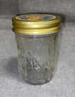 Vintage Ball Quilted Crystal Jar Fruit Design Free Shipping N2