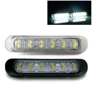 LED Tagfahrleuchten Set vorne Compact 12V/24V E9 wasserdicht Paar für PKW LKW - Bild 1 von 11