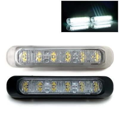 LED Tagfahrleuchten Set vorne Compact 12V/24V E9 wasserdicht Paar für PKW LKW - Bild 1 von 4
