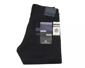Momotaro 15.7oz Selvedge Denim Jeans Indigo X Black Natural Tapered 0605-IBSP 32 - Picture 1 of 9