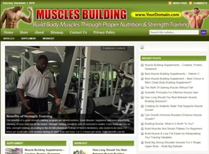 Muscle Build Nutrition & Training Store Website Free Installation + Free Hosting - Picture 1 of 1
