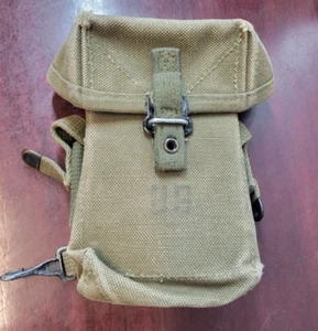 US Marked OD Green Canvas Ammo Bag 1950 - Picture 1 of 6
