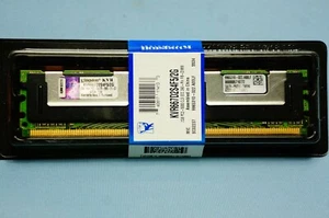 PC Kingston Dimm Ram 2GB KVR667D2S4F5/2G 240Pin Fully Buffered SEALED 1 module - Picture 1 of 6