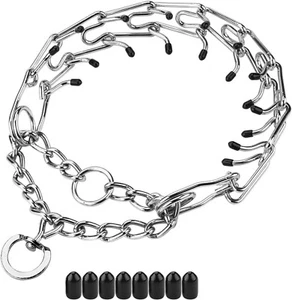 Collari Prong per Cani, No Pull Collare per Cani di Taglia Grande (L, 4.0mm, 23.8-Inch) - Foto 1 di 5