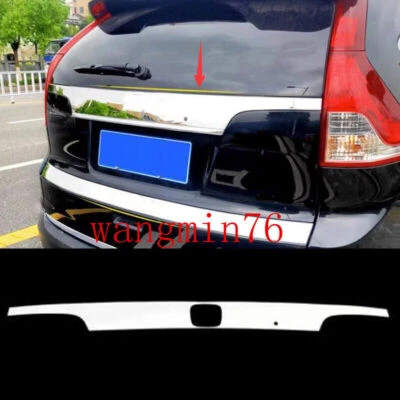1x For Honda CRV CR-V 2012-16 Chrome Steel Rear Trunk Lid Tailgate Cover Molding Foto 1 de 4