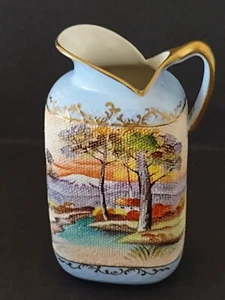 VINTAGE UCAGCO KREUZSTICHMUSTER SAHNEKÄNNCHEN KRUG NUMMERIERT JAPAN SELTEN - Bild 1 von 8