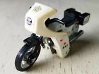 Vintage Tomica Toys Honda Cb750f 1:34 Motorcycle Police White Good Made In Japan
