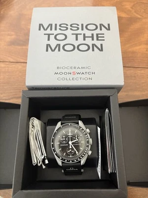 Swatch Moonswatch Mission to the Moon USED With Original Box & Warranty - Image 1 of 4