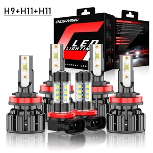 For Freightliner Cascadia 2008 2009-2017 6PCS Combo LED Headlight Bulbs+Fog Lamp - Picture 1 of 12
