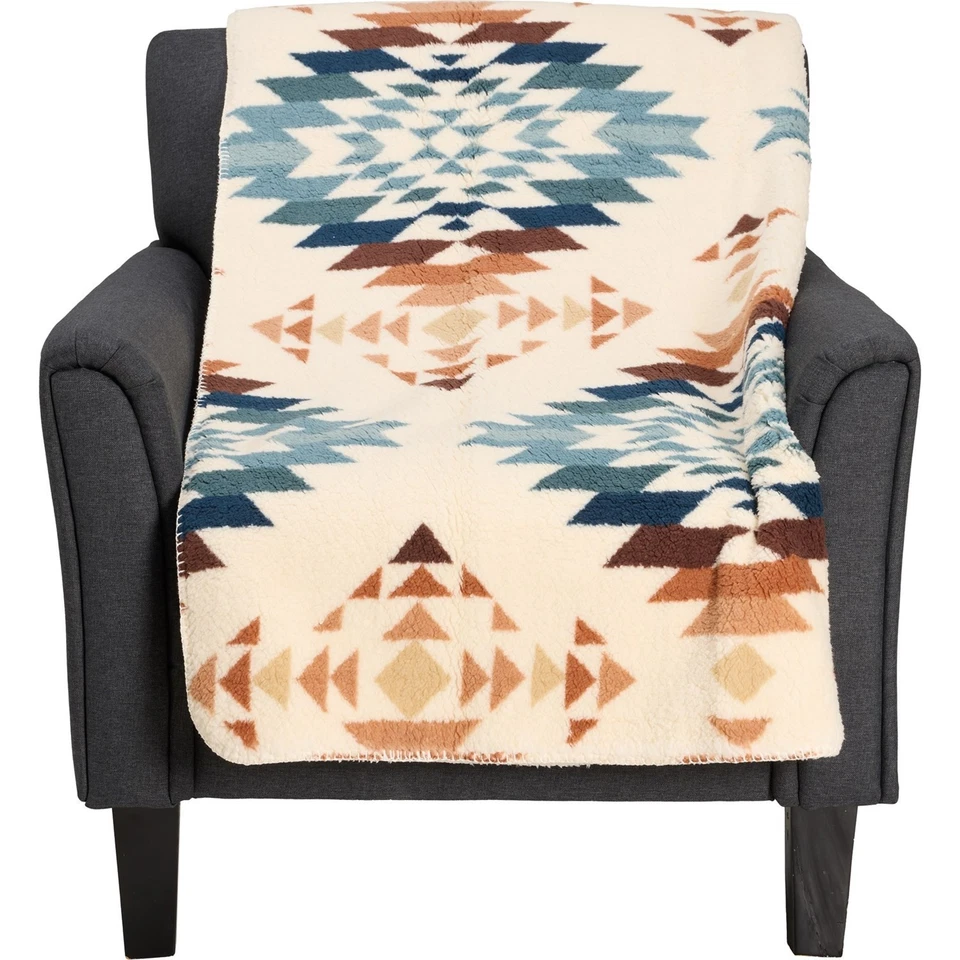 Pendleton Peak Canyon Sherpa Throw Blanket - 50x70” - Brand New with Tags - Image 1 of 4