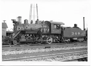 25EE191 RP StLSW SSW COTTON BELT RAILROAD 2-6-0 LOCO #340 - Picture 1 of 1